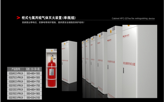 柜式七氟丙烷气体灭火装置（单瓶组）(图1)